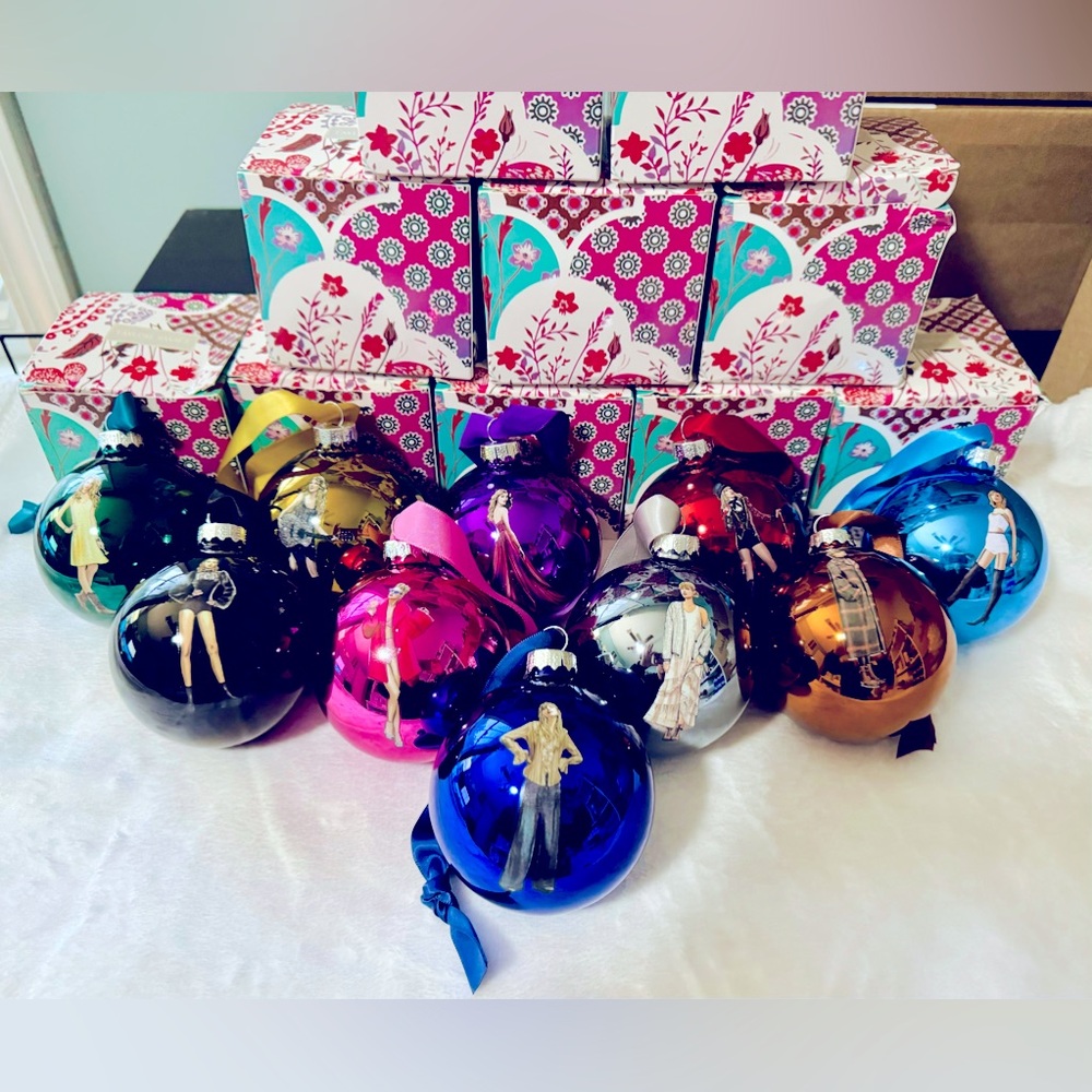Taylor Swift Eras Ball Ornaments Set